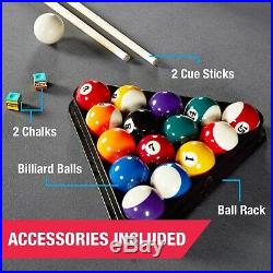 Pro Pool Table 7.5 Foot Heavy Duty Game Room Billiards All Accessories Included
