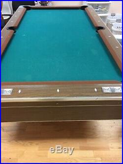 Professional Billiard Pool Table With Bonus Cue Rack
