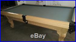 Professional Oak Pool Table with pro cues and balls