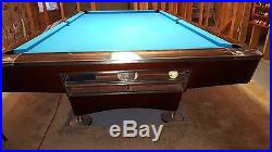 Professional Pool Table 9ft Brunswick Gold Crown IV 4 with Light