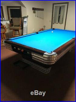 Professionally restored Brunswick Centennial pool table 9