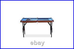 RACK Crux 55-inch Folding Billiard/Pool Table Portable and Space-Saving Ent