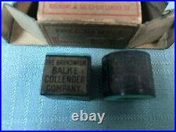 RARE! Early Brunswick Balke Collender Manhattan Club Billiard Chalk withSample Box