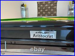 RILEY Snooker Billiard Table Aristocrat Special Edition signed with Accessories
