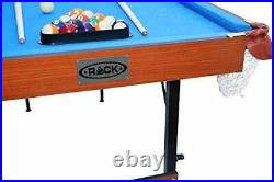 Rack Crucis 5.5-Foot Folding Billiard/Pool Table Blue Original