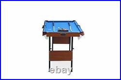 Rack Crucis 5.5-Foot Folding Billiard/Pool Table Blue Original