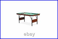 Rack Crux 55 in Folding Billiard/Pool Table Mint Green Original