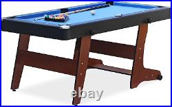 Rack Drogon 5.5-Foot Folding Billiard/Pool Table Blue
