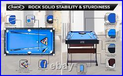 Rack Drogon 5.5-Foot Folding Billiard/Pool Table Blue