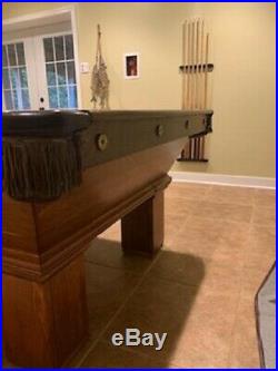 Rare! A L Sterling Pool Table 9 Ft. Refinished
