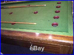 Rare Antique English Pool Table Bagatelle Beautiful