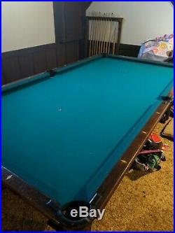Rare find Brunswick Balke Antique Pool Table The Southern monarch cushion