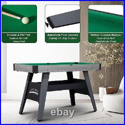 Raychee 4/4.5Ft Pool Table, Portable Billiard Table for Kids and Adults, Mini Bi
