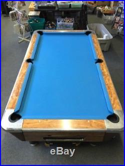Refurbished Valley Coin Operated Pool Table Includes Balls Read Description