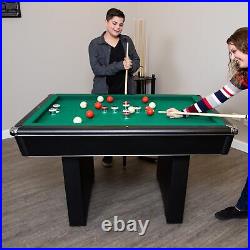 Renegade 54-In Slate Bumper Pool Table with Green Felt and Green/Black