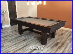 Reno Package 8' Pool Table & 12' Shuffleboard with Rustic Finish and FREE SHIPPING