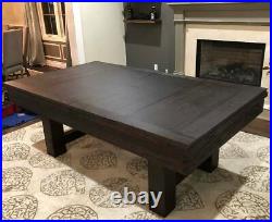 Reno Pool Table 8' with Dining top, (1) 76 storage bench and FREE SHIPPING