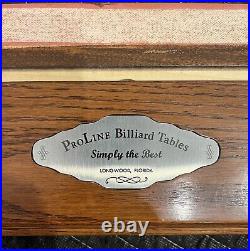 Replacement Proline Pool Table End Rail Plate