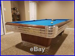 Restored 9' Brunswick Centennial pool table