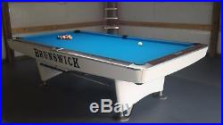 Restored 9' Brunswick Gold Crown II pool table