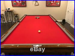 Restored Brunswick Mission Style b Pool Table 10 x 5