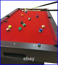 SIMBASHOPPING USA 8' Feet Billiard Pool Table with Automatic Ball Return Syst