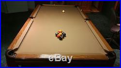 SOLID OAK POOL TABLE 4x8 custom built billiards