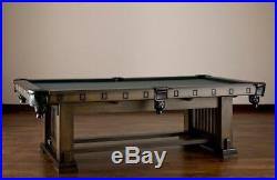 Sante Cruz Pool Table 8' by American Heritage Riverbank Finish with FREE Shipping