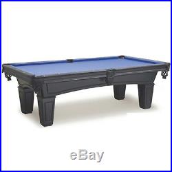 Shadow Pool Table 8' Black Finish FREE Shipping