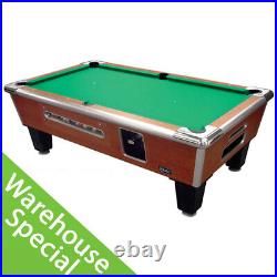 Shelti Bayside Pool Table Sovereign Cherry 88 Coin Operated Factory Second