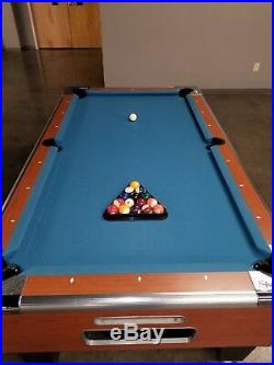 Shelti Pool Table with balls, and rack