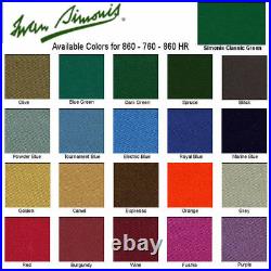 Simonis 860HR Cloth 7' Pool Table Free Shipping Pick Your Color
