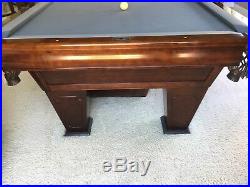 Solid Mahogany Brunswick Ventura III Table, No Scratches, Mint Condition /