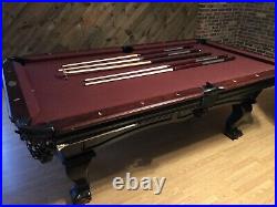 Spencer Marston 8ft Pool Table with Accessories CRATED Local Pickup