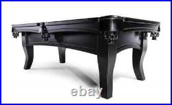Spencer Marston POOL Table black gorgeous used san diego game room fun 8 FT