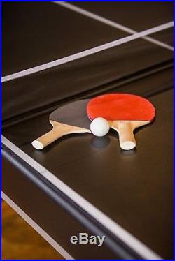 Sport 2in1 Pool Table with Tennis Table Ping Pong Top Table Billiard Game Home