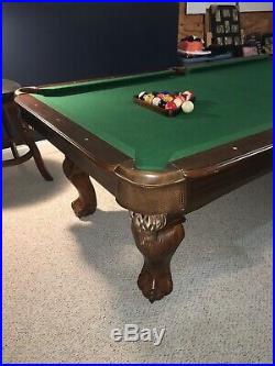 Sportcraft 7.5ft Billiard Pool Table With All Balls And 3 Pool Cue Sticks