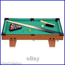 Sports Indoor Game Mini Table Top Pool Table Game 19'' Billiard Table Set Gift