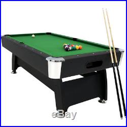 Sunnydaze 7-Foot Pool Table with Ball Return