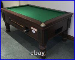 Supreme Prince Refurbished Pub Pool Table 6x3 Coin Opp Or Free Play Green Cloth