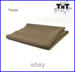 TNT Billiard Pool Table Felt Cloth withTeflon 8' Cut Bed & Rails Taupe