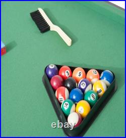 Table Pool Folding Billiard Game Portable Foldable Ft Balls Cues Set Fairmont