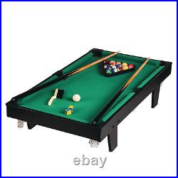 Tabletop Pool Table W Cues & Balls, Arcade, Man Cave, Game Room Family Fun New