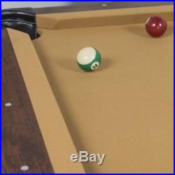 Tan Brighton Billiard Pool Table Scratch Resistant Game Play