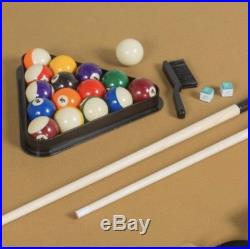Tan Brighton Billiard Pool Table Scratch Resistant Game Play Snooker Accessories