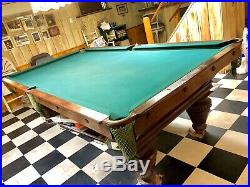 The Brunswick Balke Collender Co Union League Antique pool table 1912 Deal