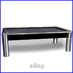 The Spectrum 8' Pool Table with Chrome Finish and FREE SHIPPING