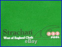 Tournament Quality High Density Smooth Durable 7ft GREEN Woolen Pool Table Cloth