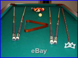Tournament grade 8 Olhausen Pool Table and Accessories