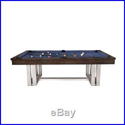 Trillium Pool Table By Imperial 8' Black Oak and Silver 8 ft